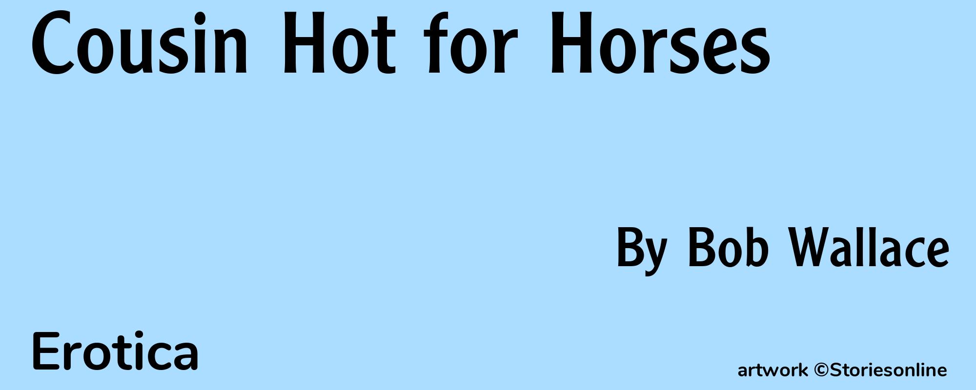 Cousin Hot for Horses - Cover