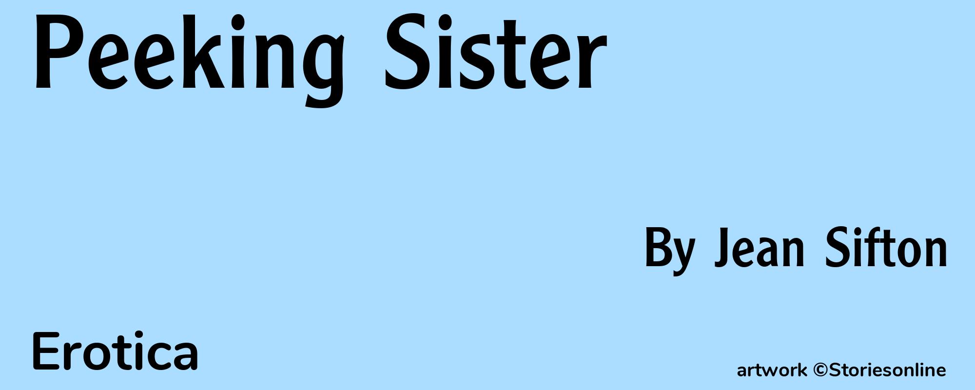 Peeking Sister - Cover