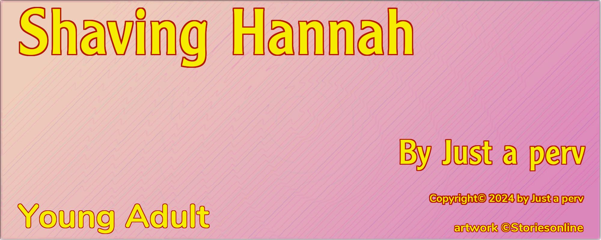 Shaving Hannah - Cover