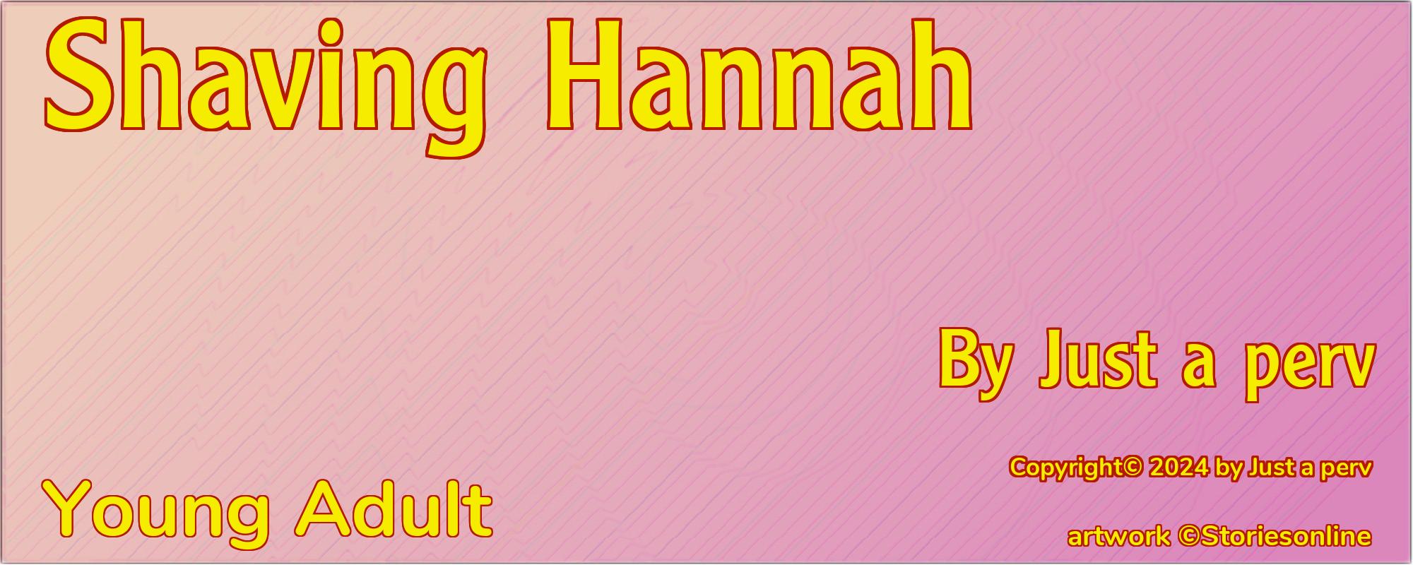 Shaving Hannah - Cover