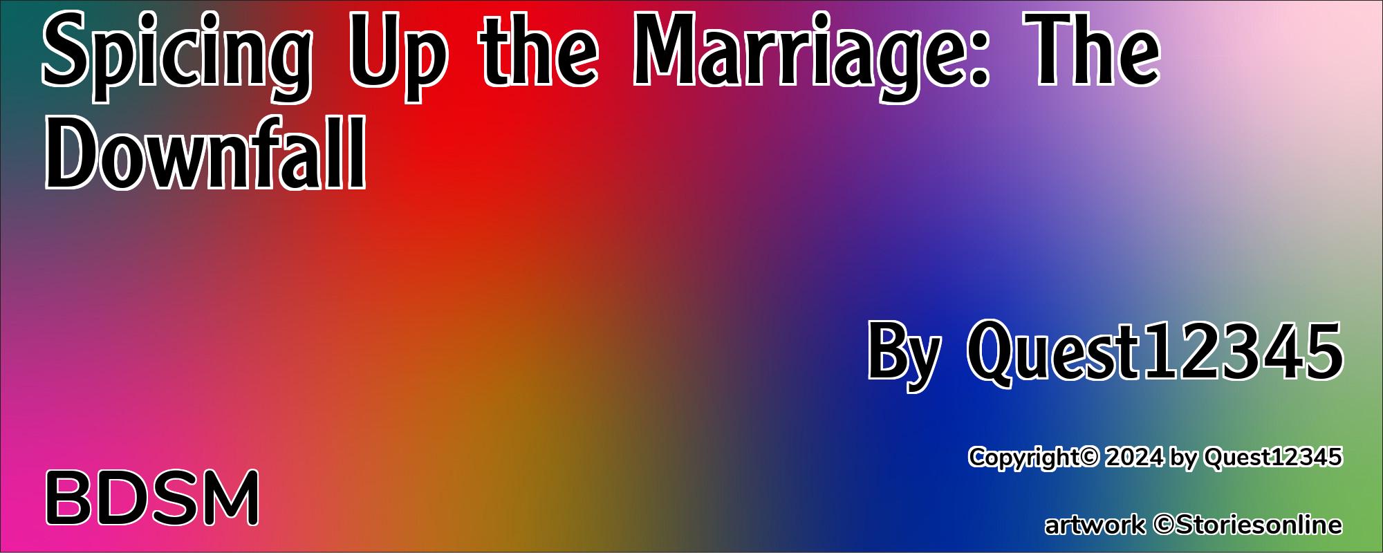 Spicing Up the Marriage: The Downfall - Cover