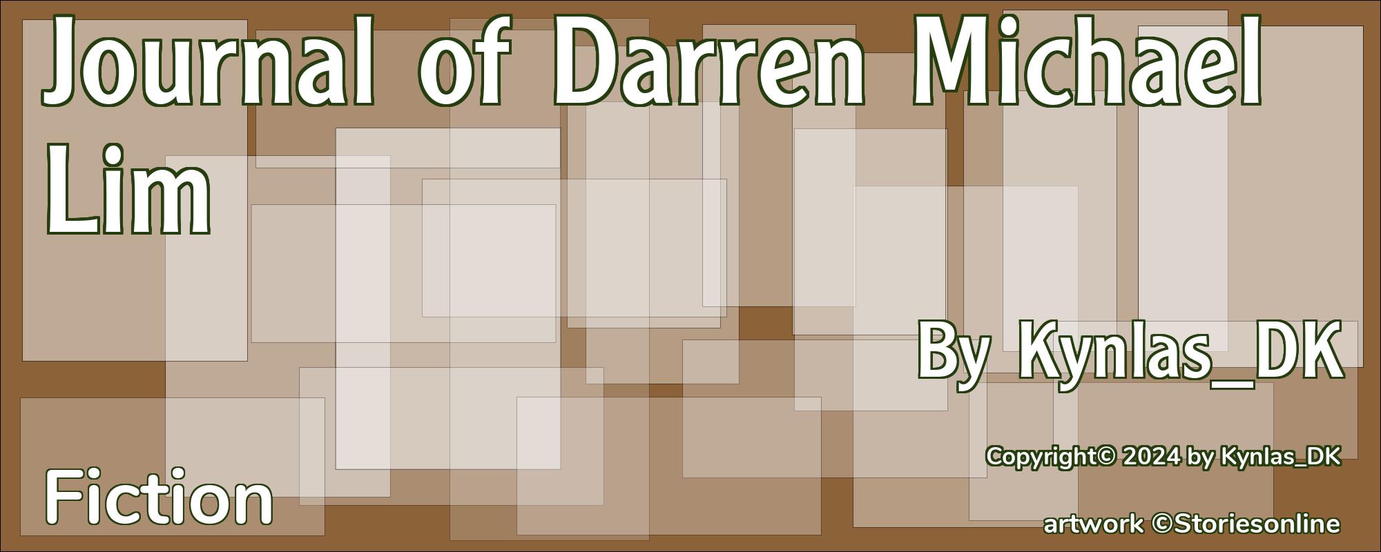 Journal of Darren Michael Lim - Cover