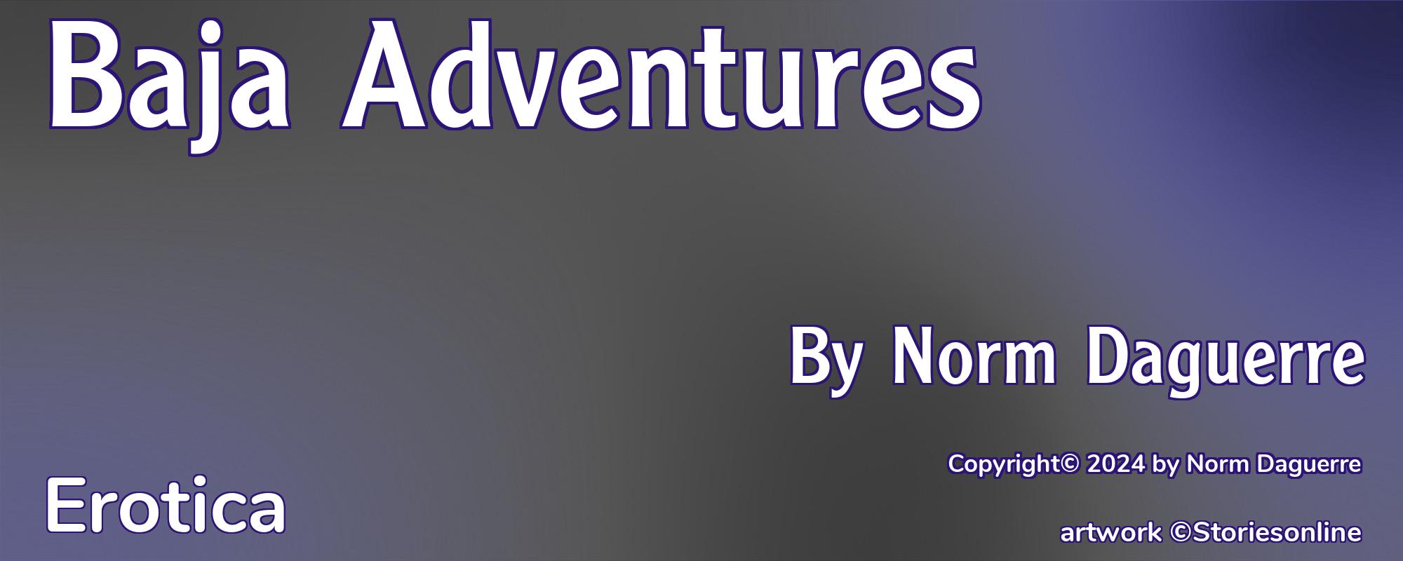 Baja Adventures - Cover