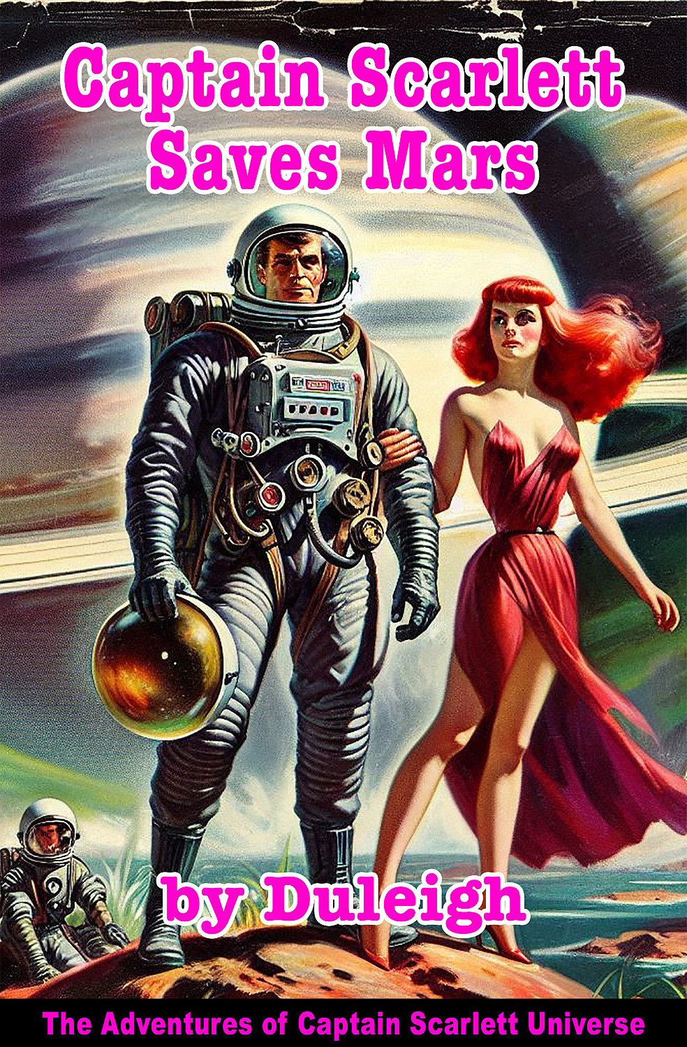 Captain Scarlett Saves Mars! - Cover