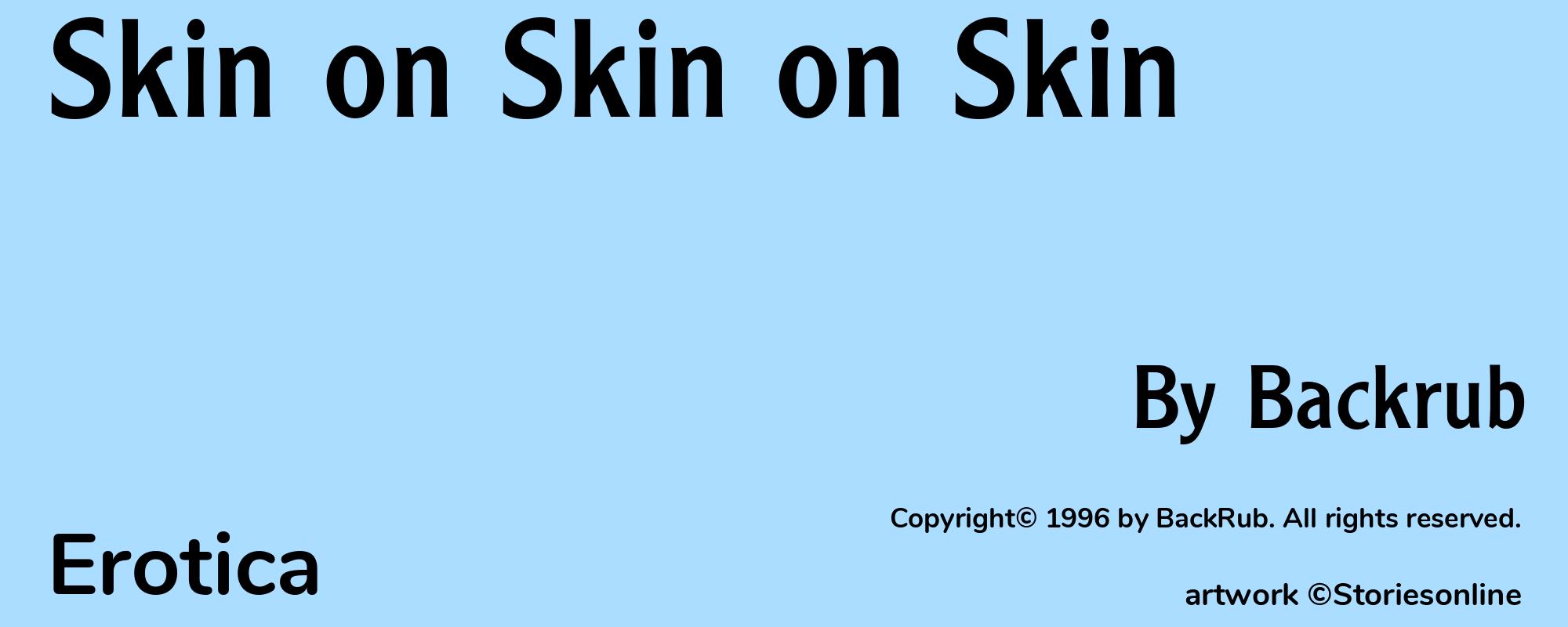Skin on Skin on Skin - Cover
