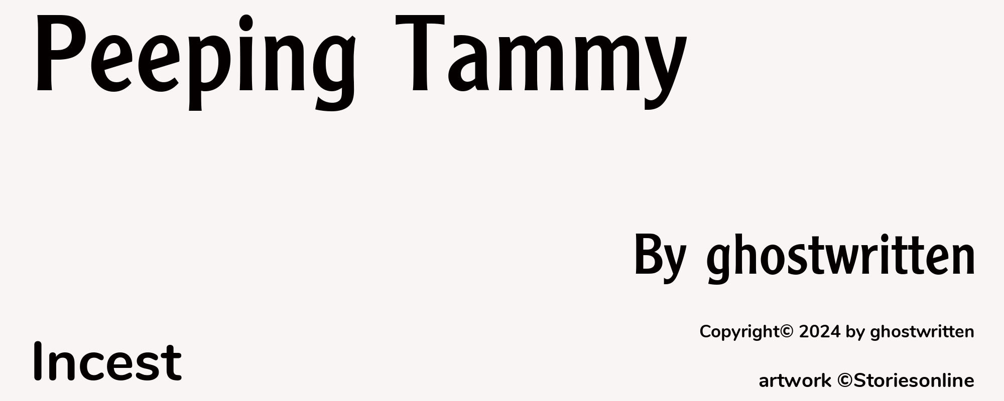 Peeping Tammy - Cover