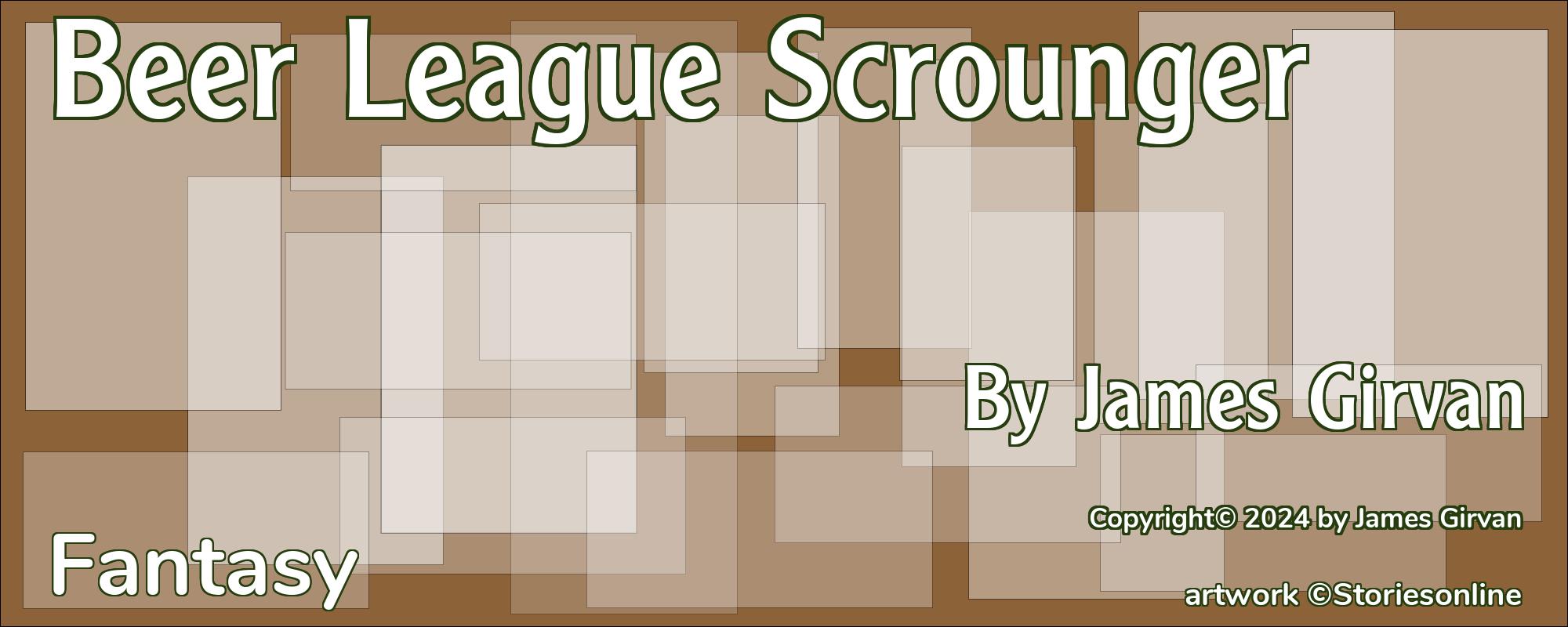 Beer League Scrounger - Cover