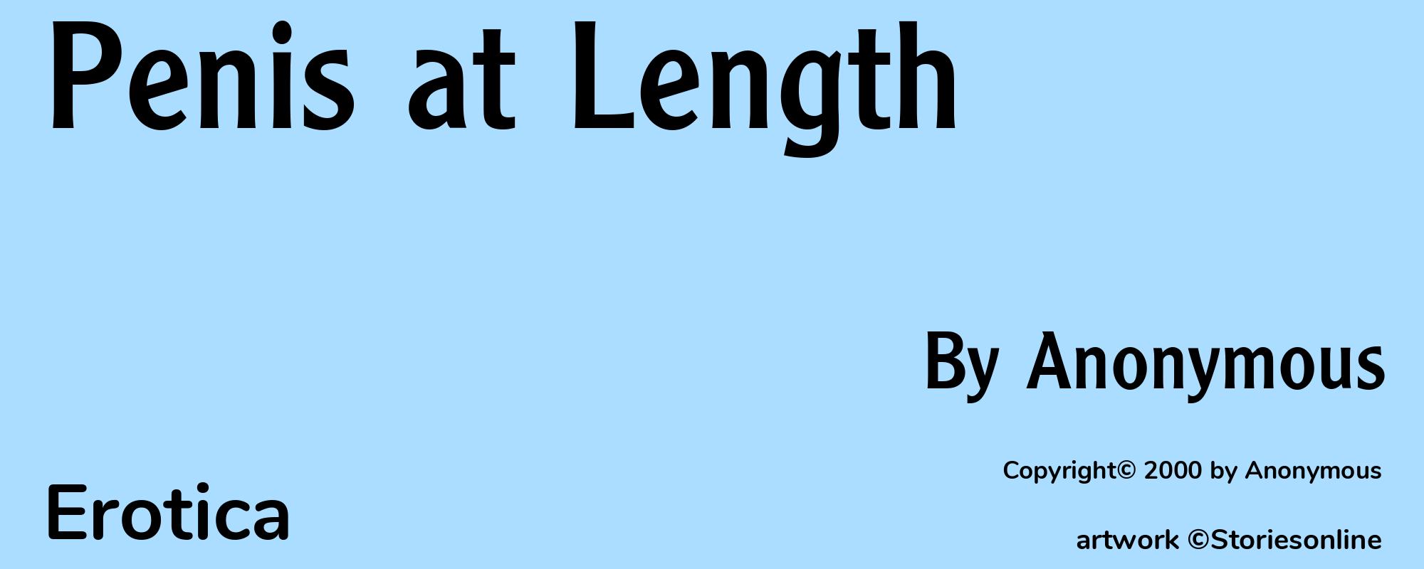 Penis at Length - Cover