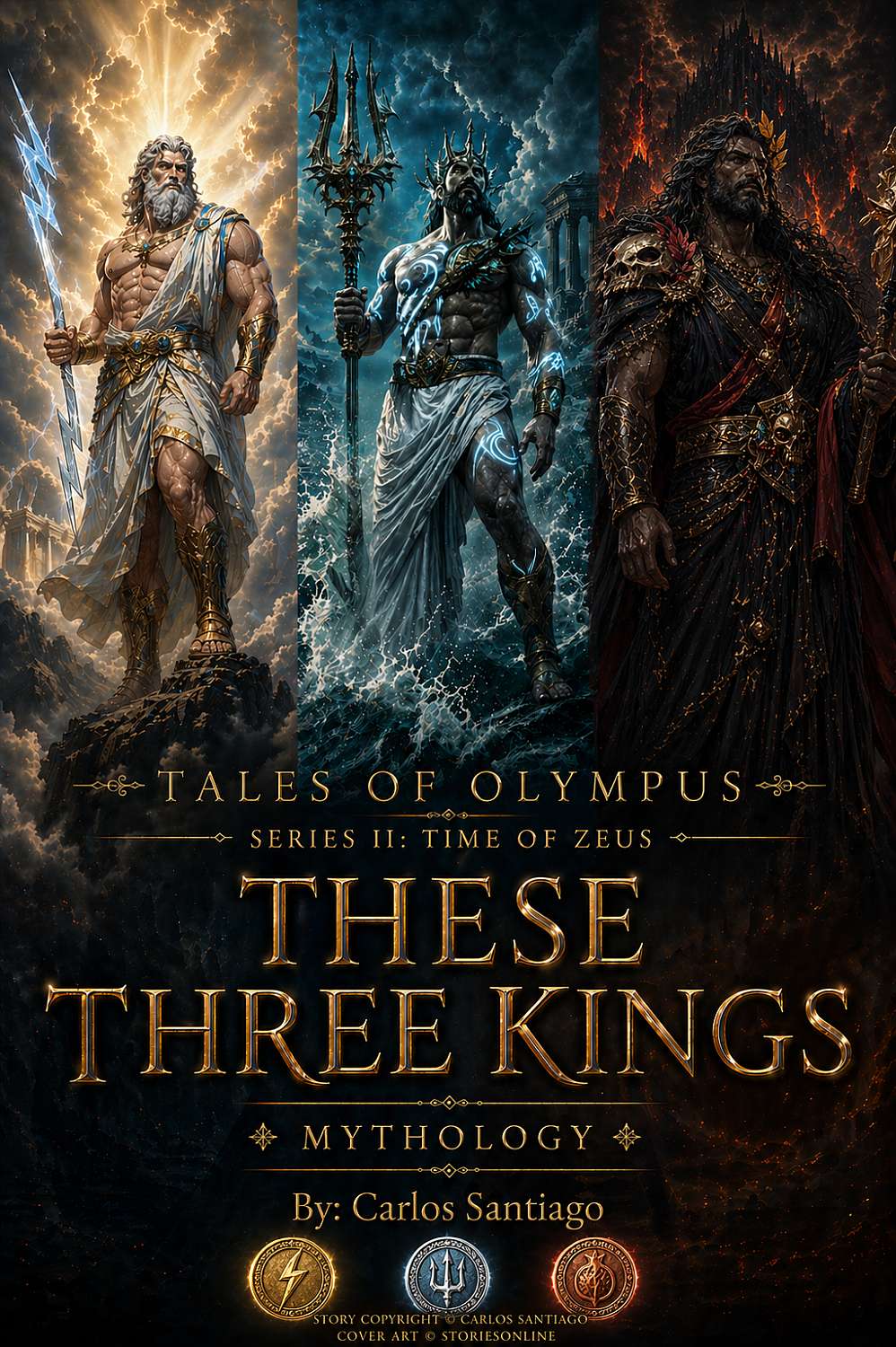 ToZ Bk 1: These Three Kings - Cover