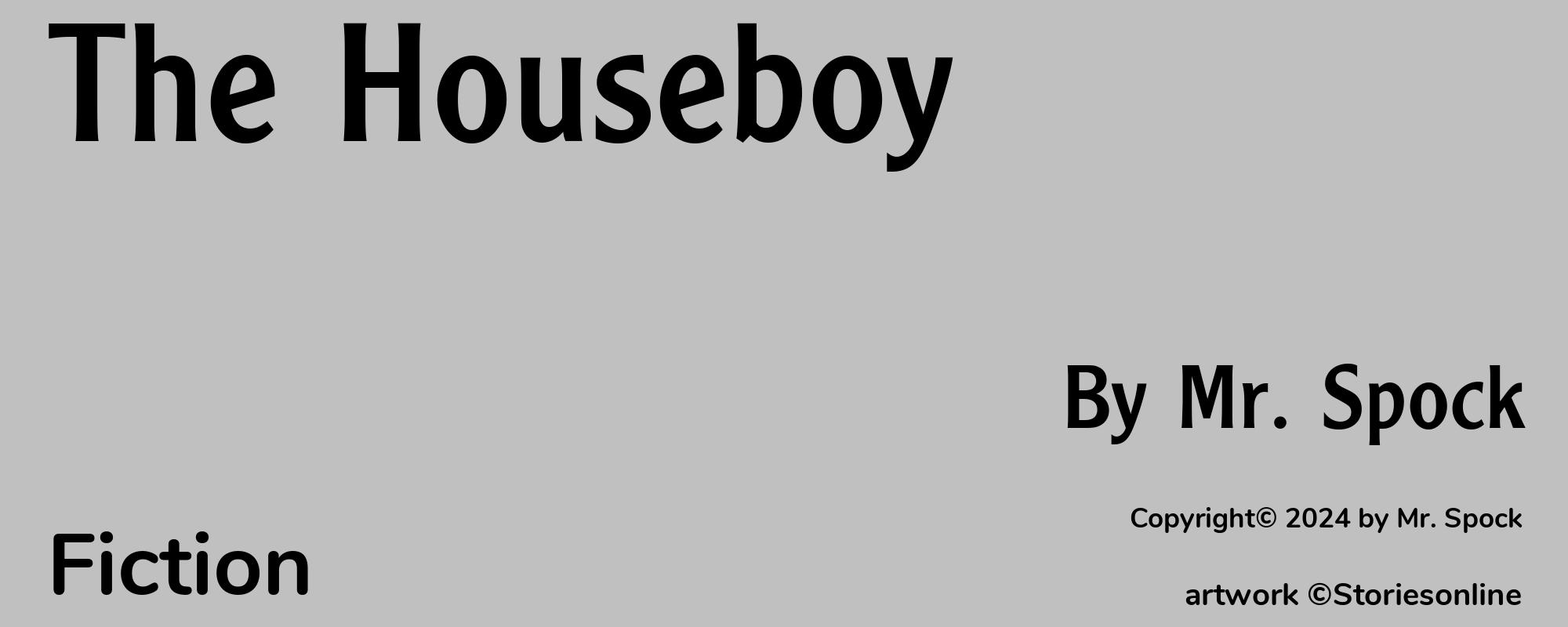 The Houseboy - Cover