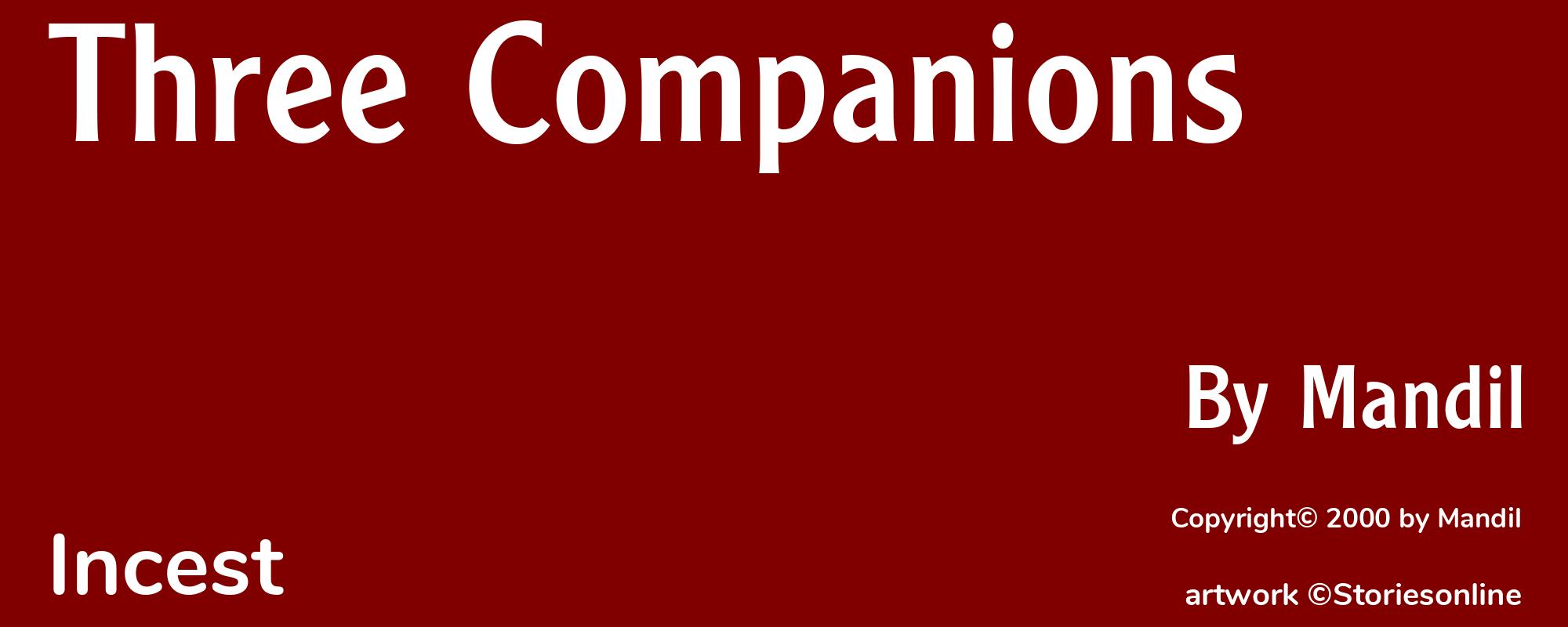 Three Companions - Cover