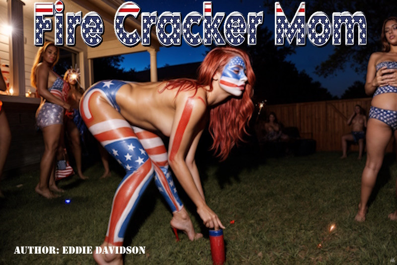 Firecracker Mom: Red, White, and Blow - Cover