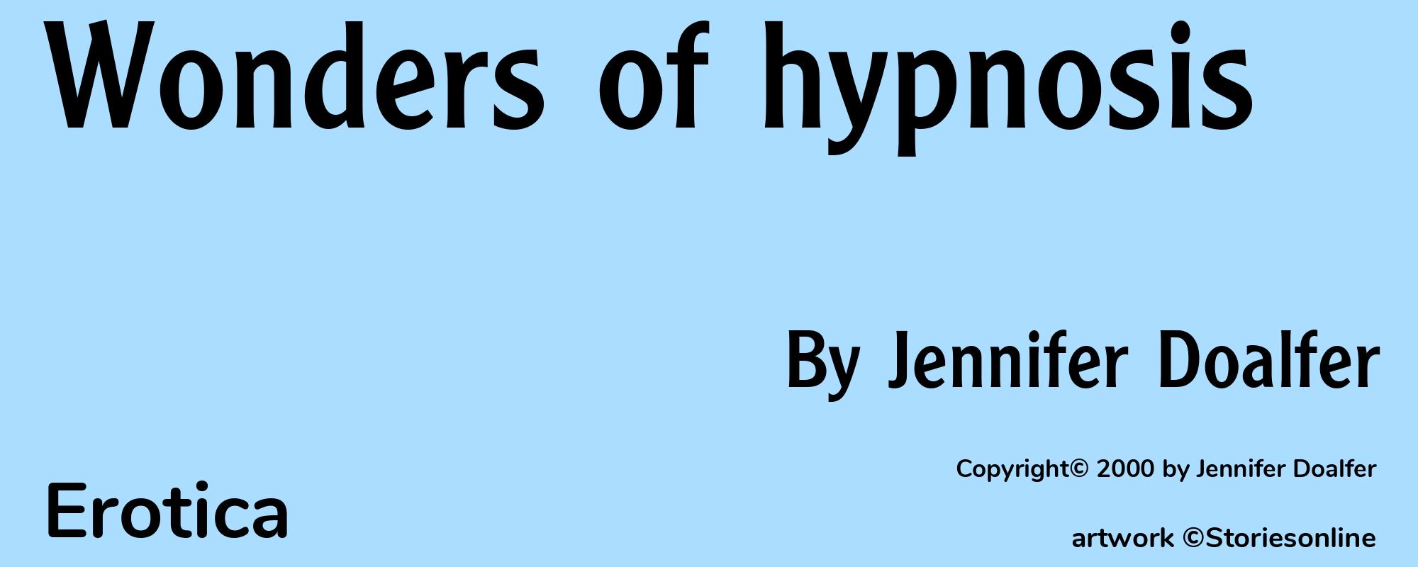 Wonders of hypnosis - Cover