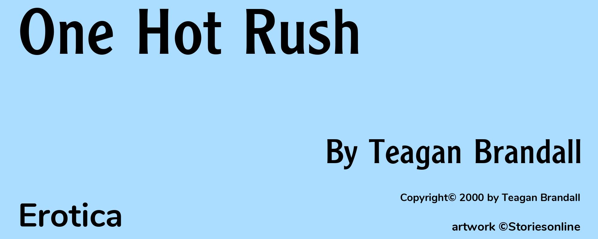 One Hot Rush - Cover