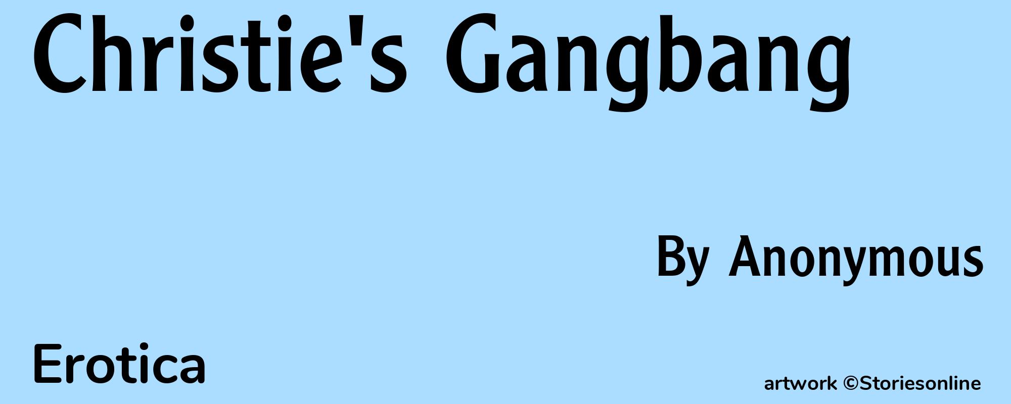 Christie's Gangbang - Cover