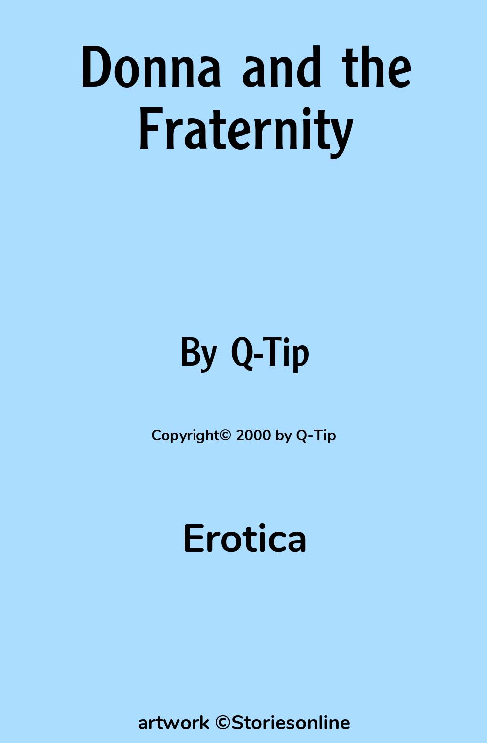 Donna and the Fraternity - Erotica Sex Story