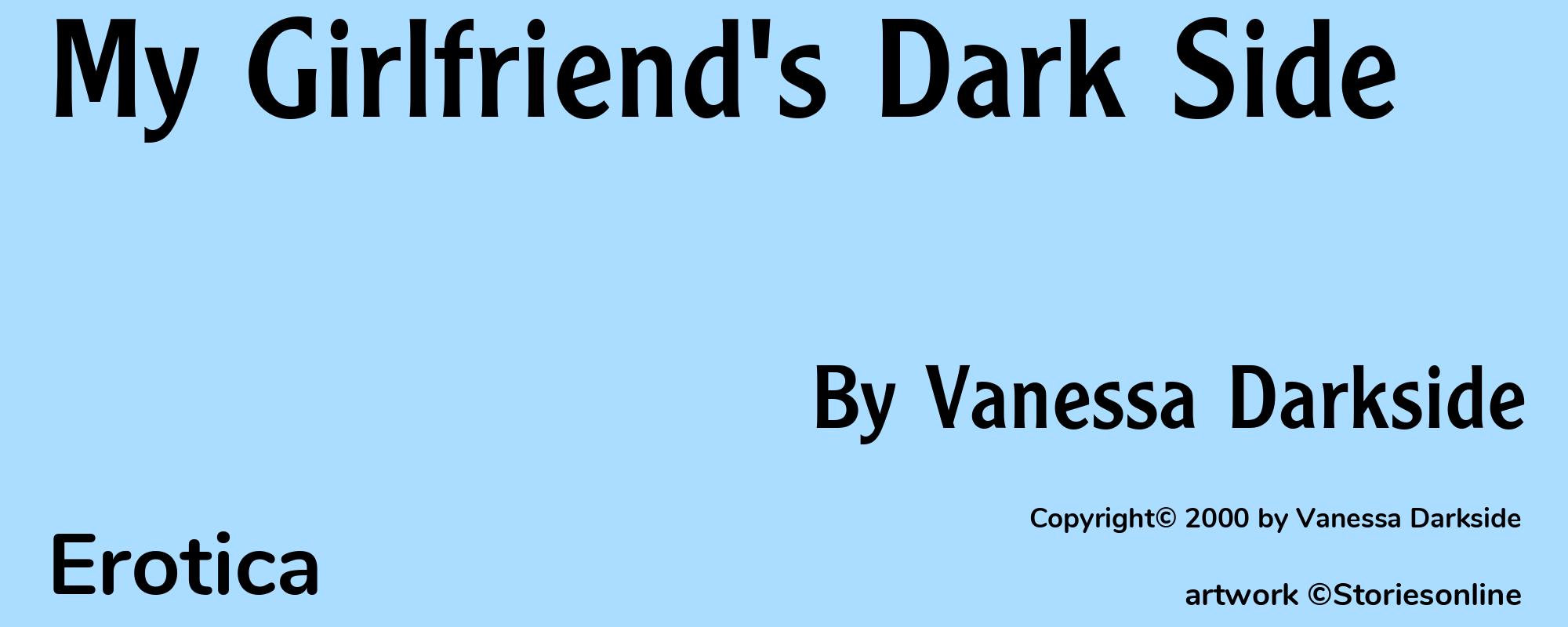 My Girlfriend's Dark Side - Cover