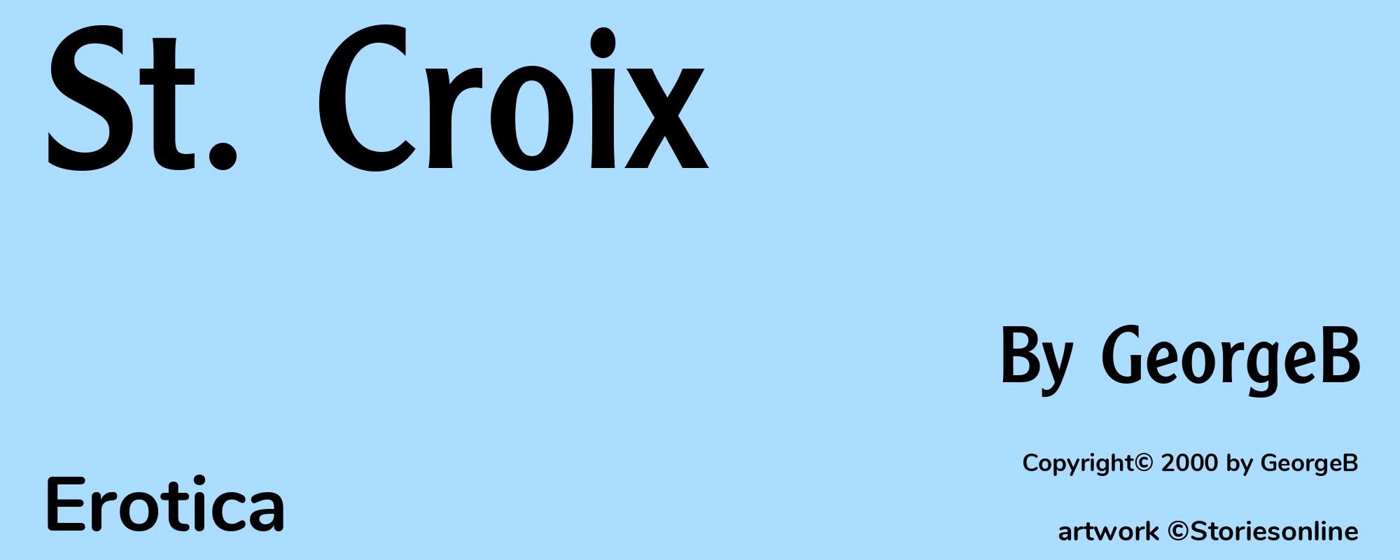 St. Croix - Cover