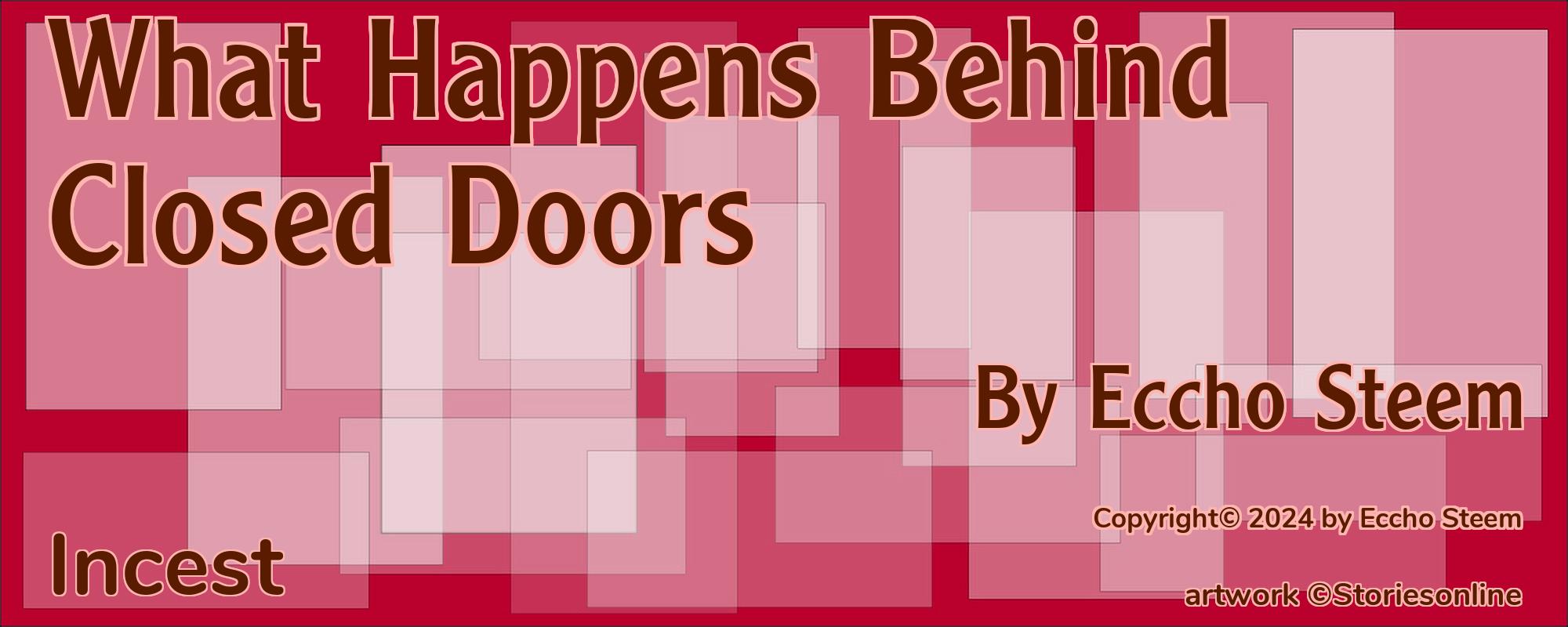 What Happens Behind Closed Doors - Cover