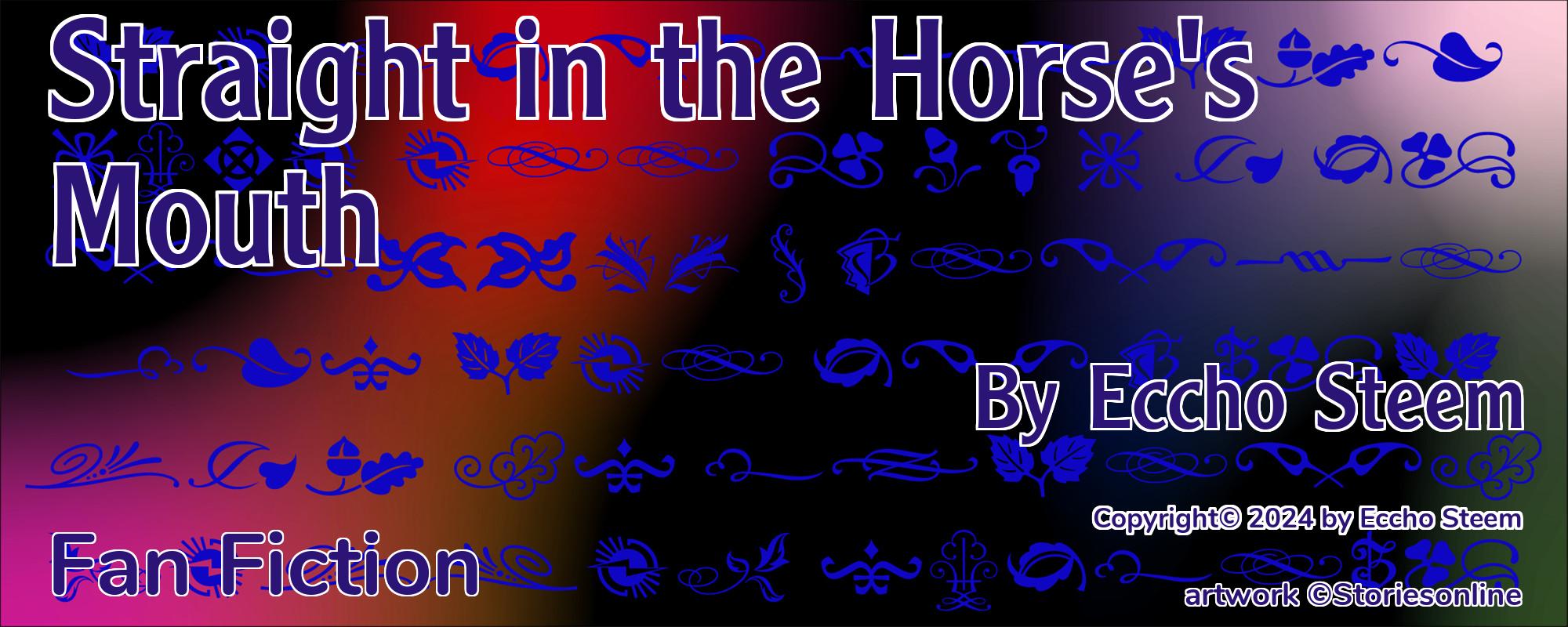 Straight in the Horse's Mouth - Cover