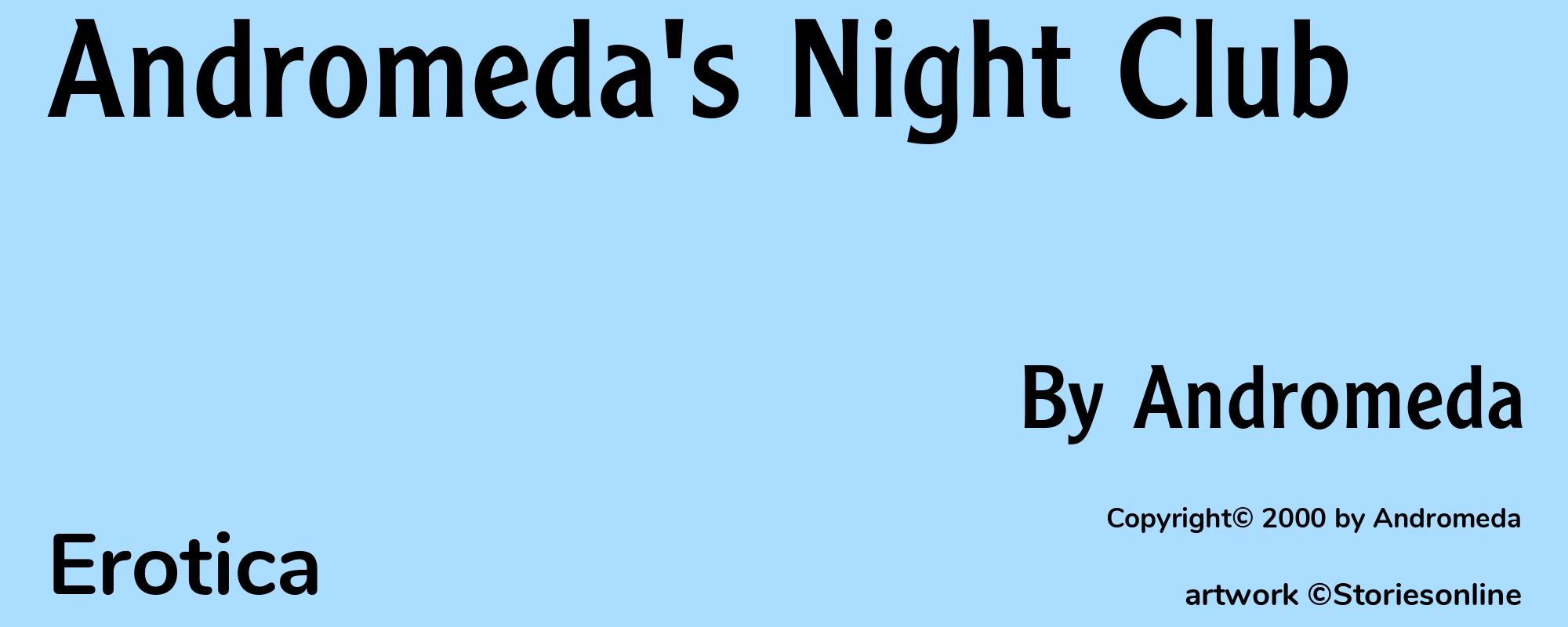 Andromeda's Night Club - Cover