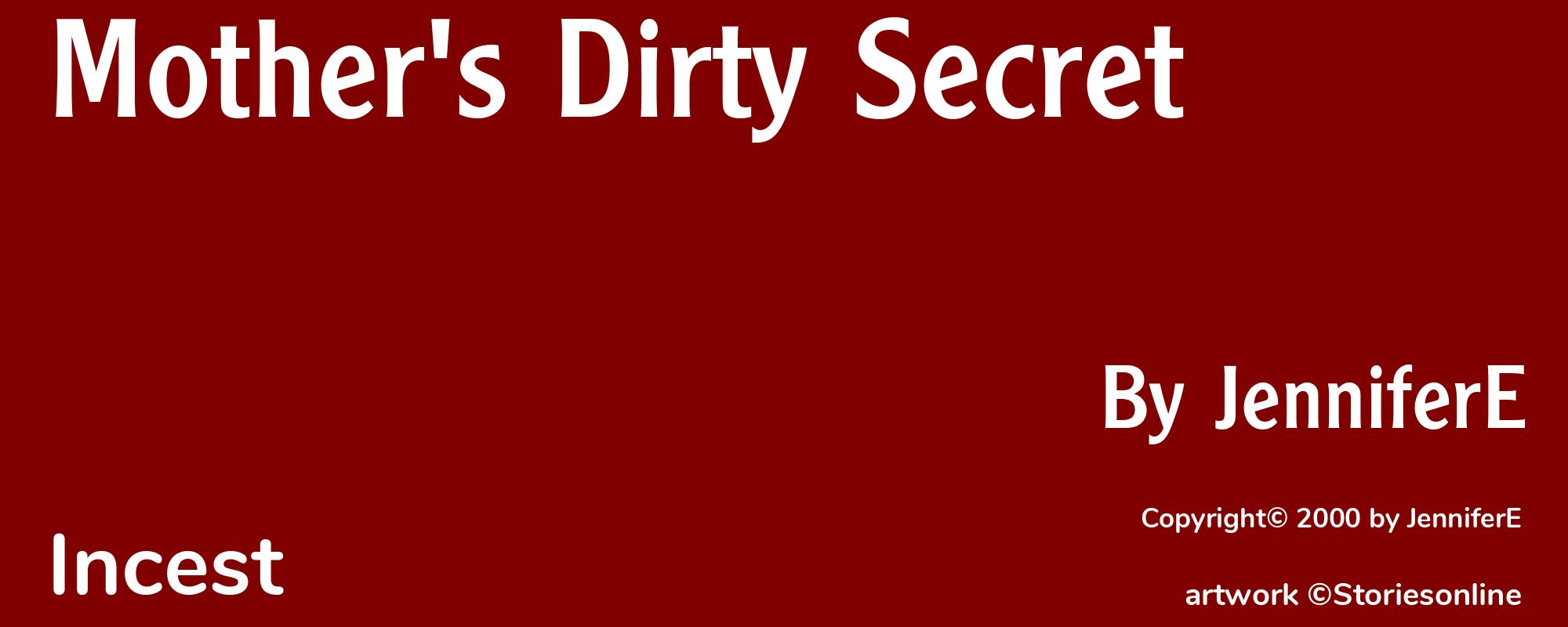 Mother's Dirty Secret - Cover