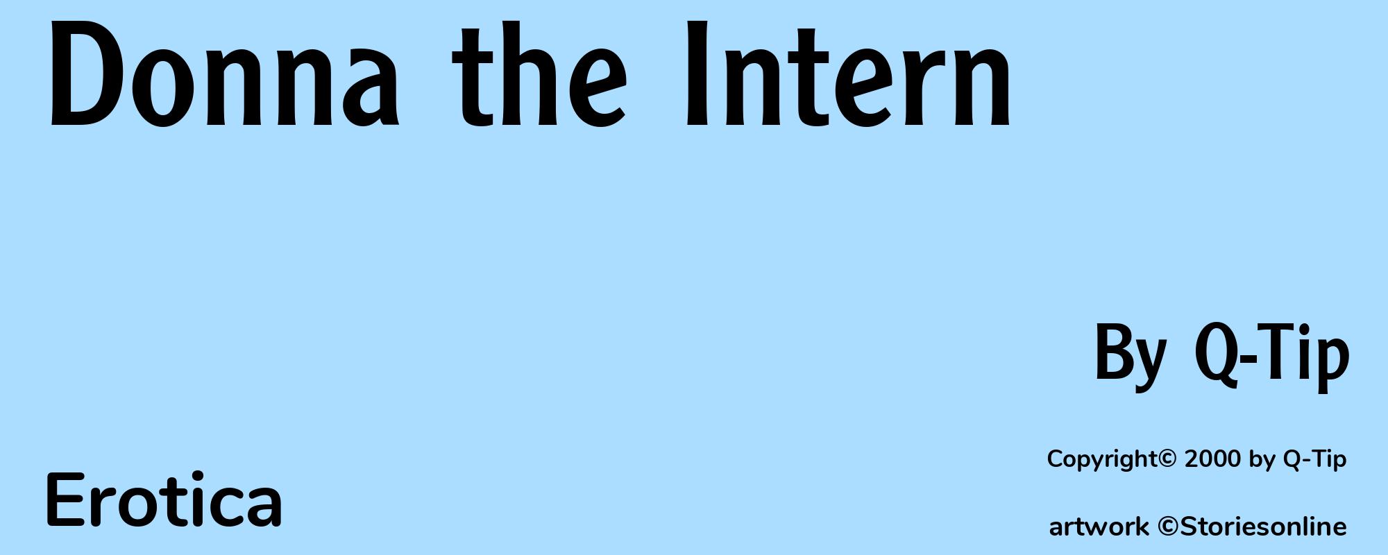 Donna the Intern - Cover