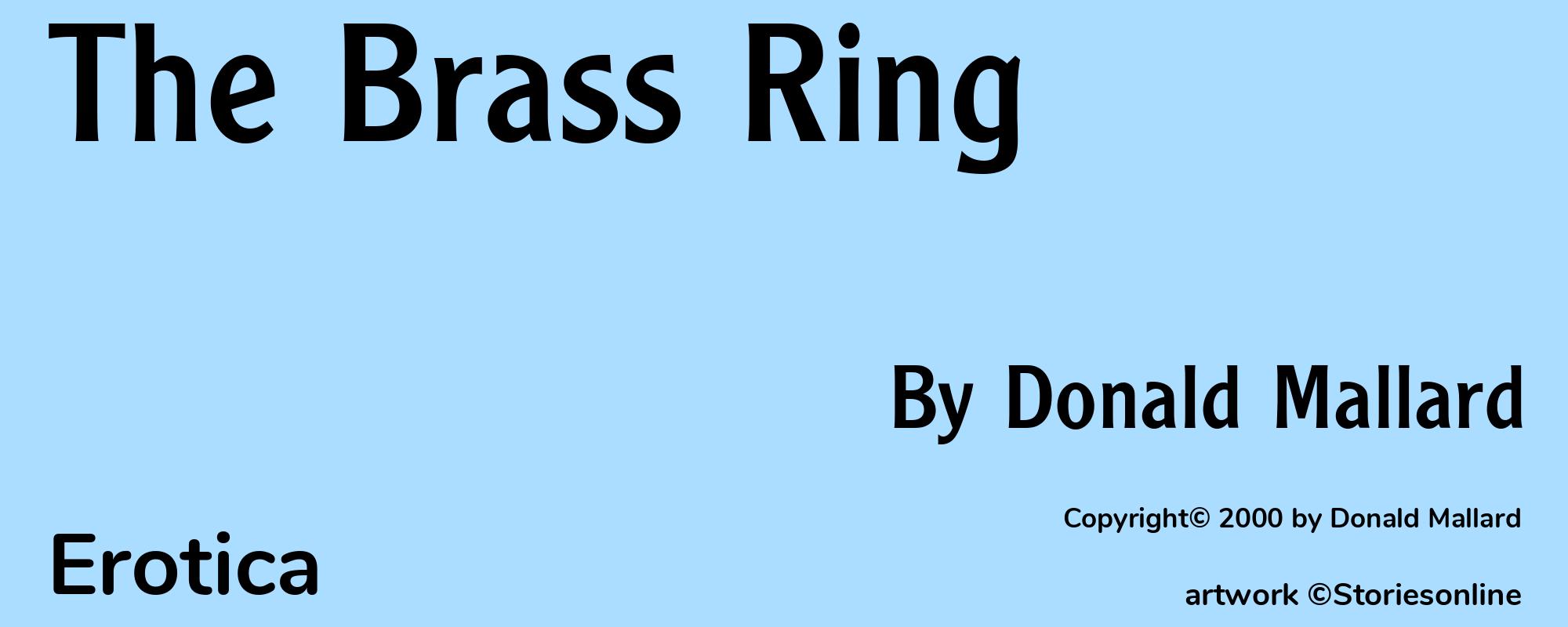 The Brass Ring - Cover