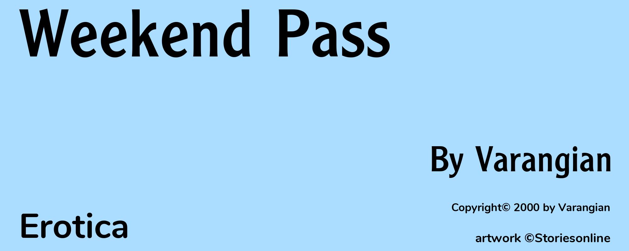 Weekend Pass - Cover