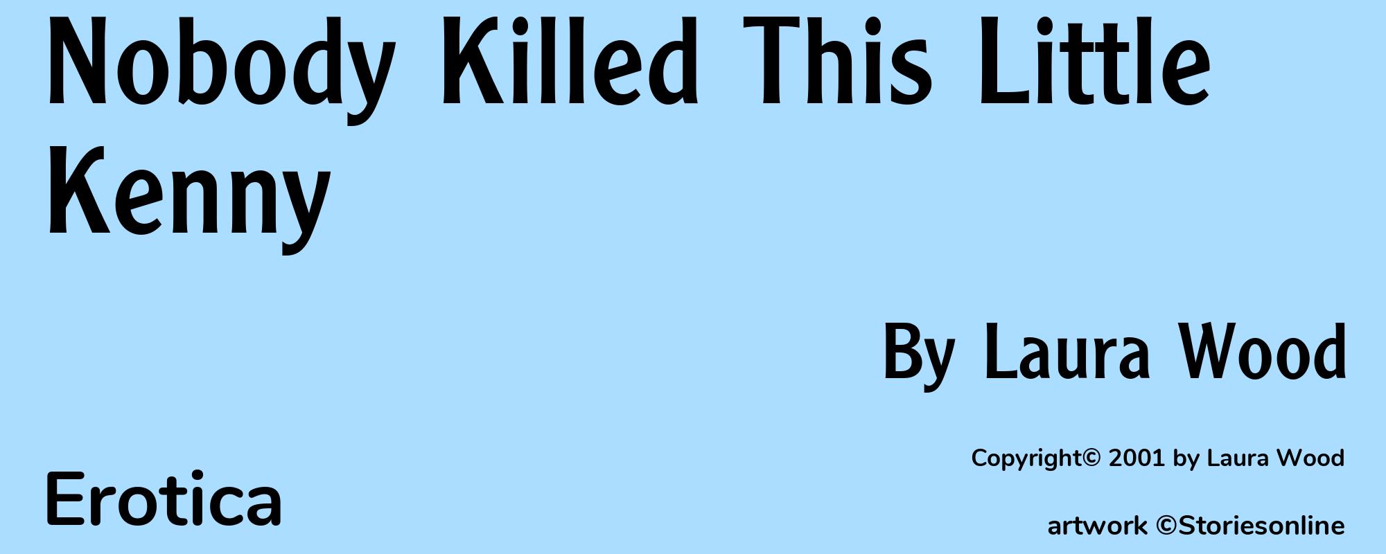 Nobody Killed This Little Kenny - Cover