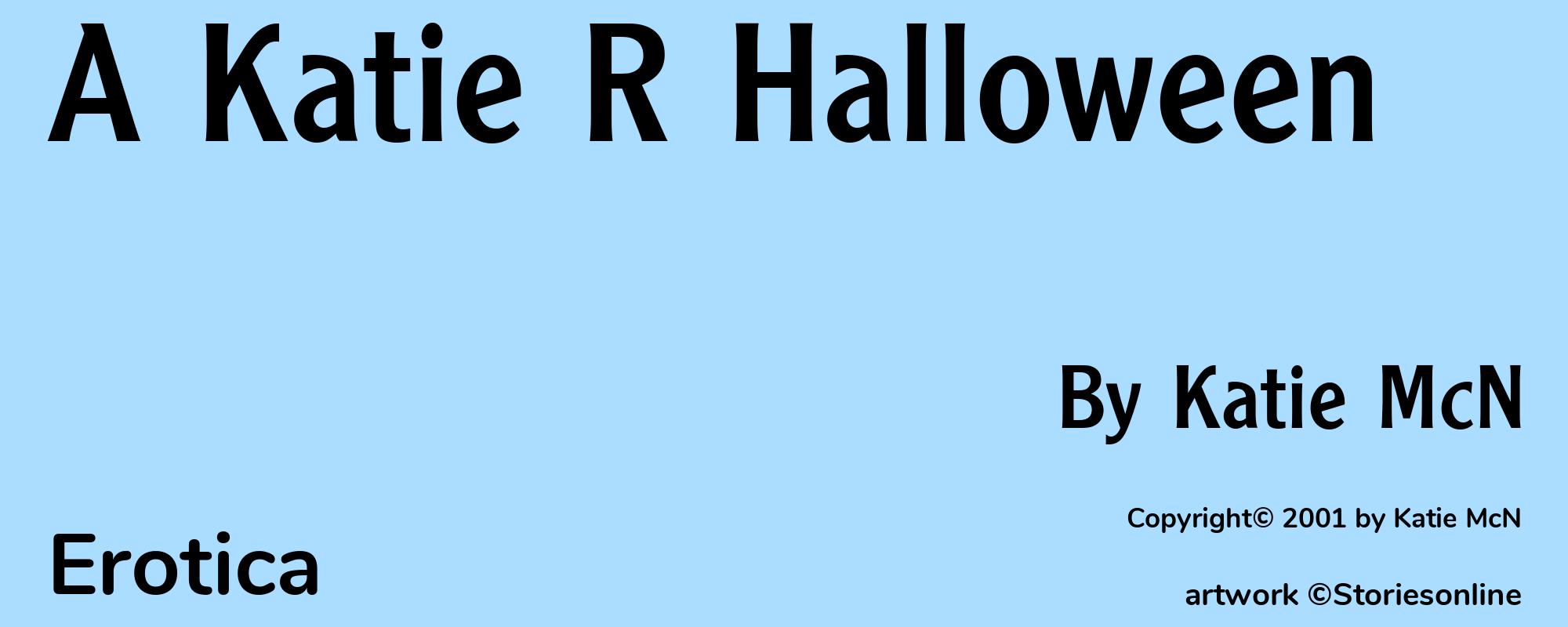 A Katie R Halloween - Cover