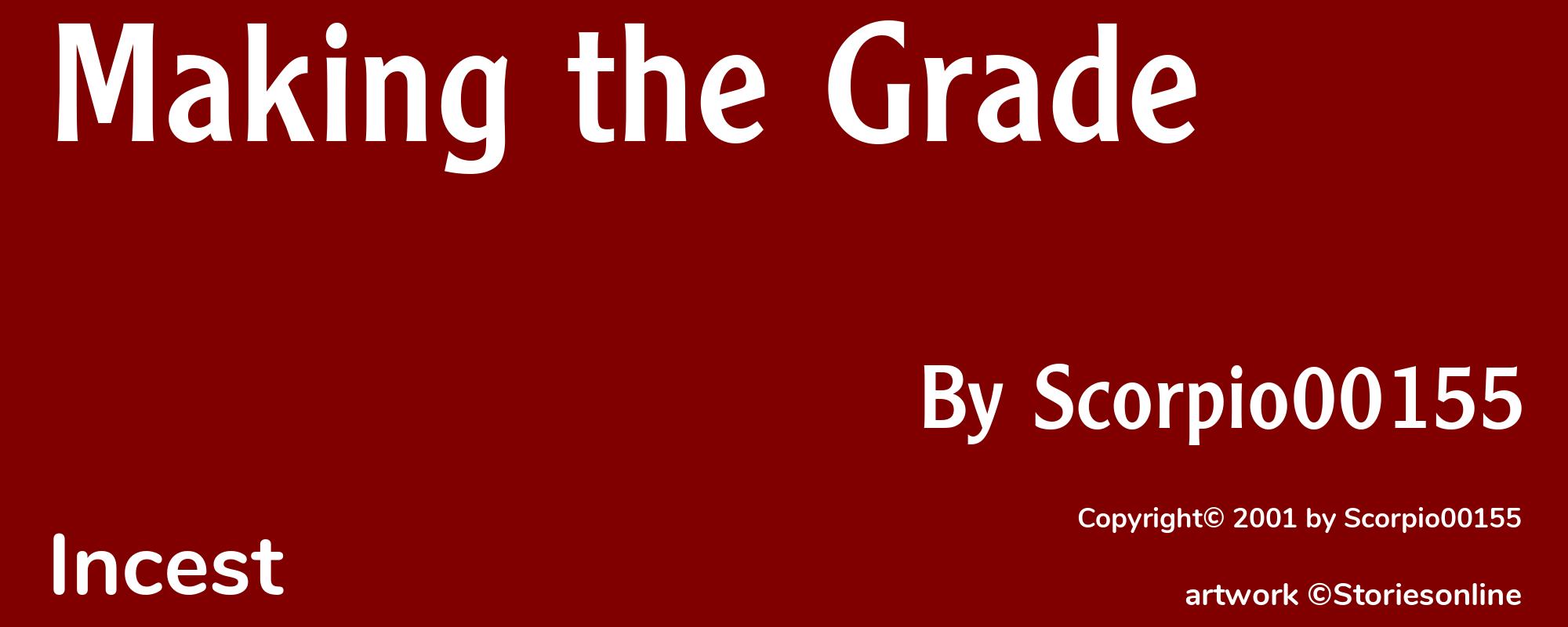 Making the Grade - Cover