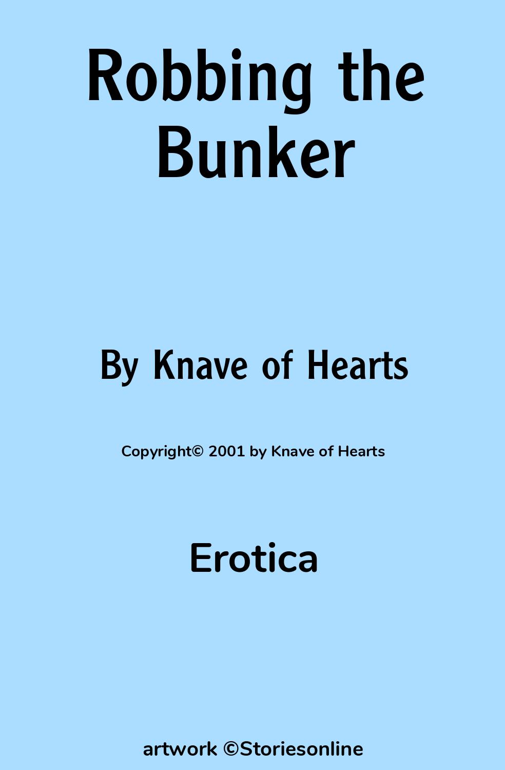 Erotica Sex Story: Robbing the Bunker: Chapter 8: Tidying Up the Details by  Knave of Hearts