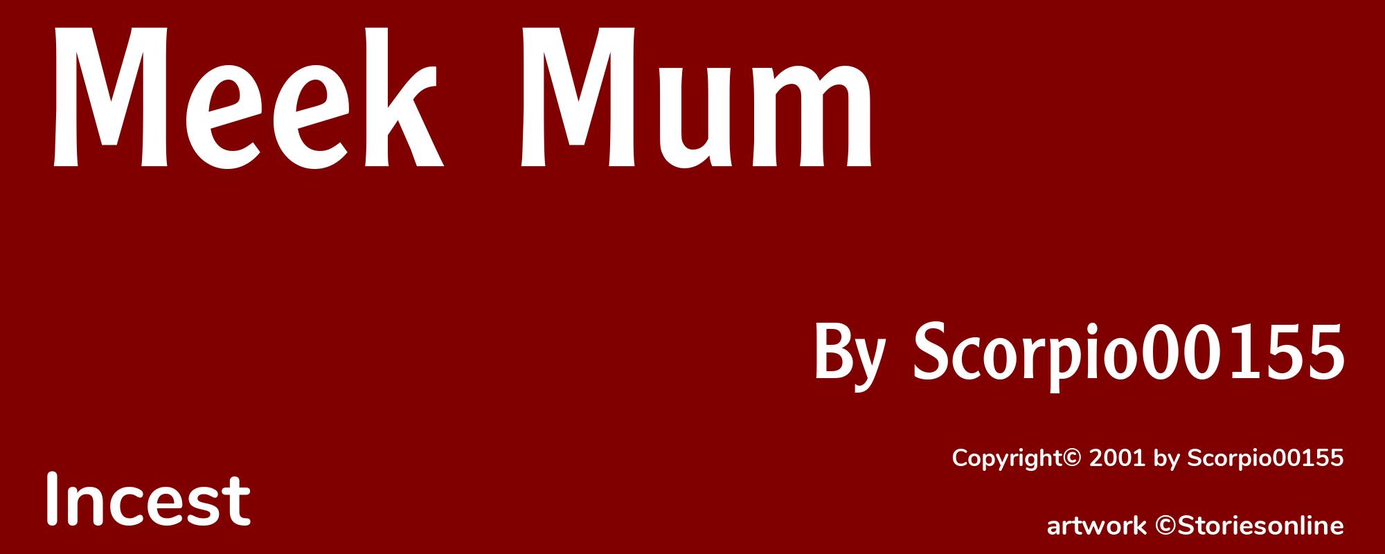 Meek Mum - Cover