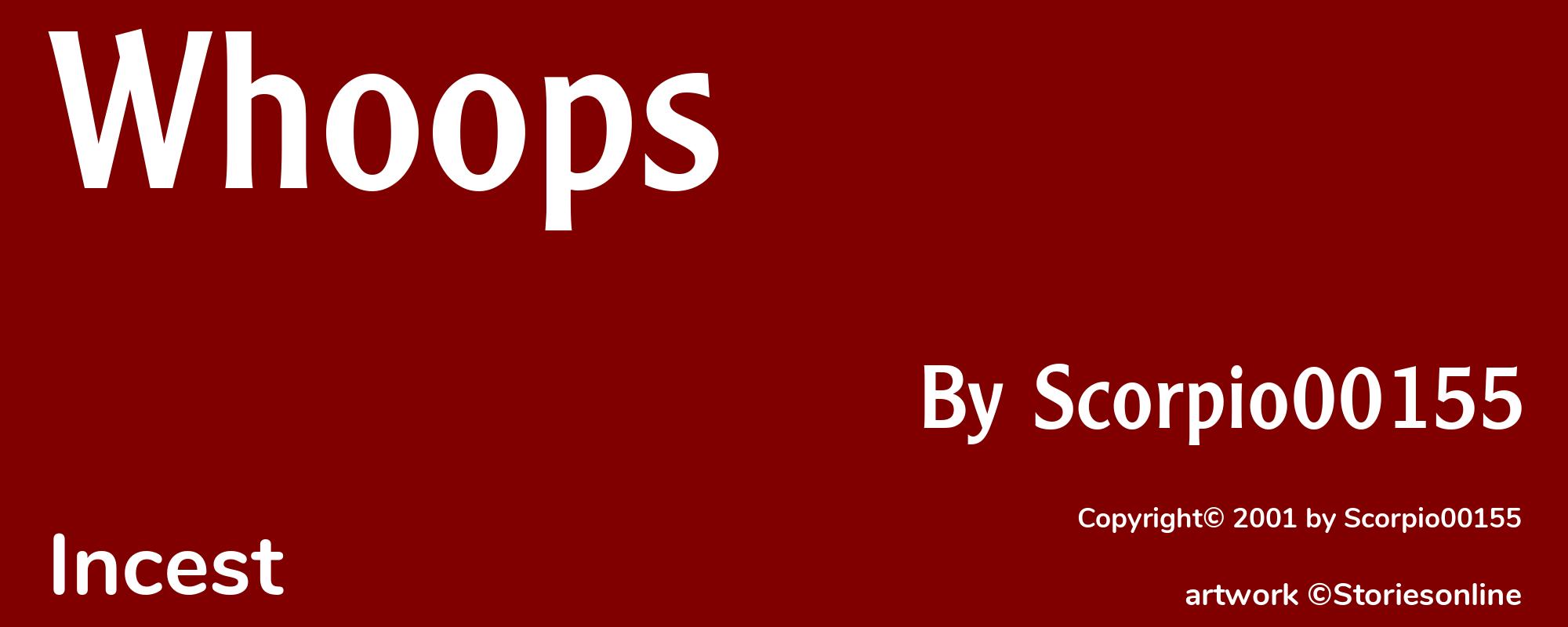 Whoops - Cover