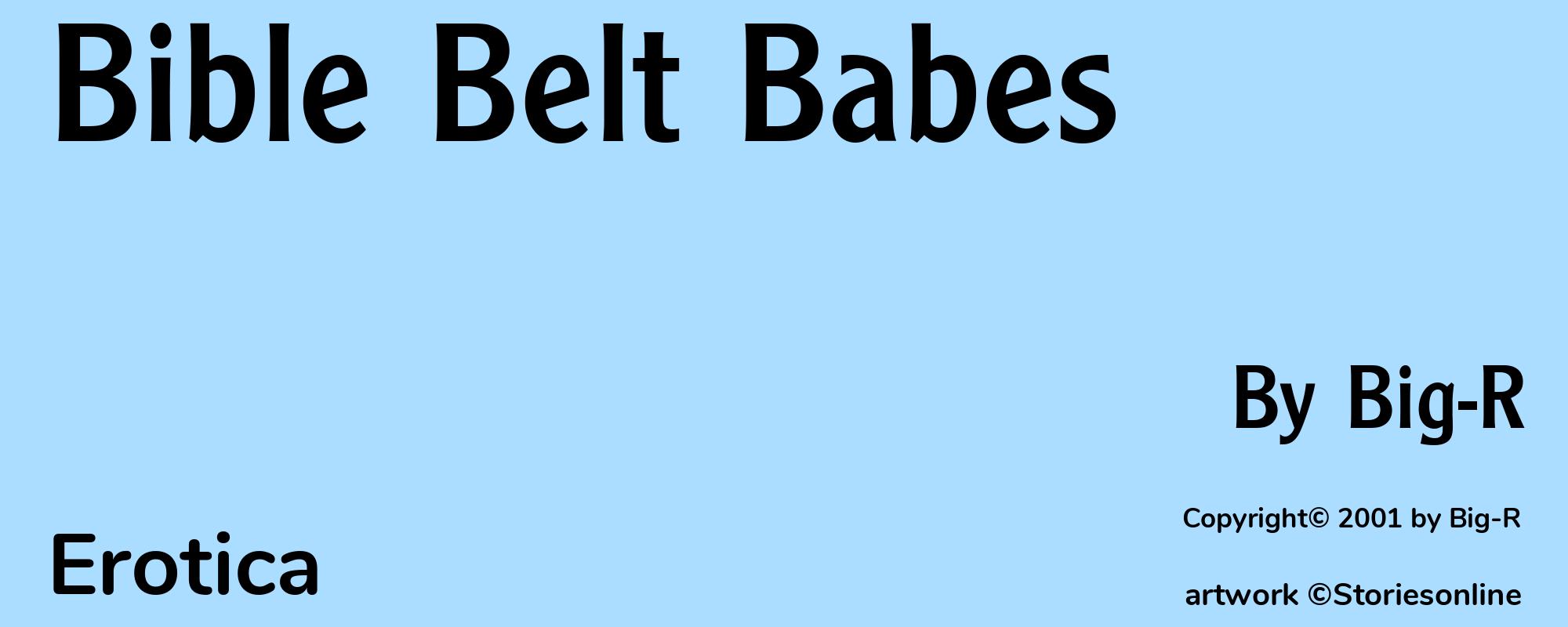 Bible Belt Babes - Cover