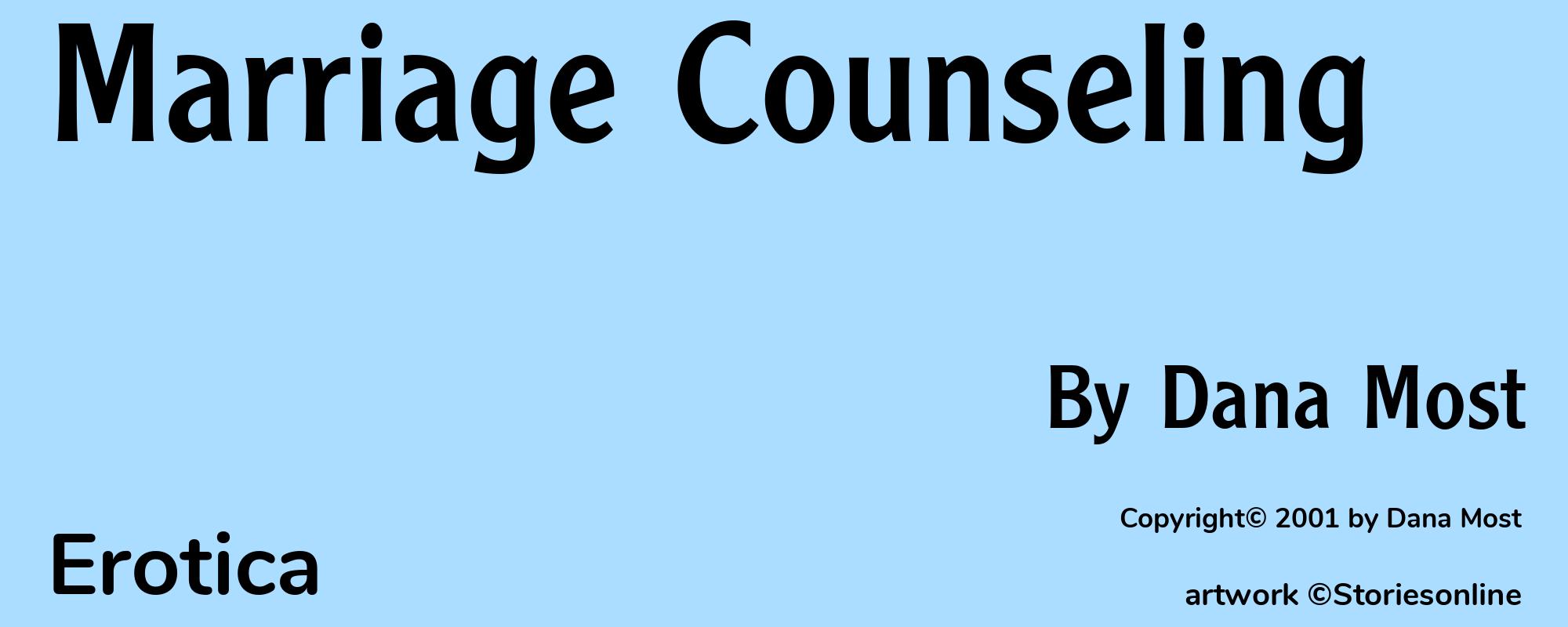 Marriage Counseling - Cover