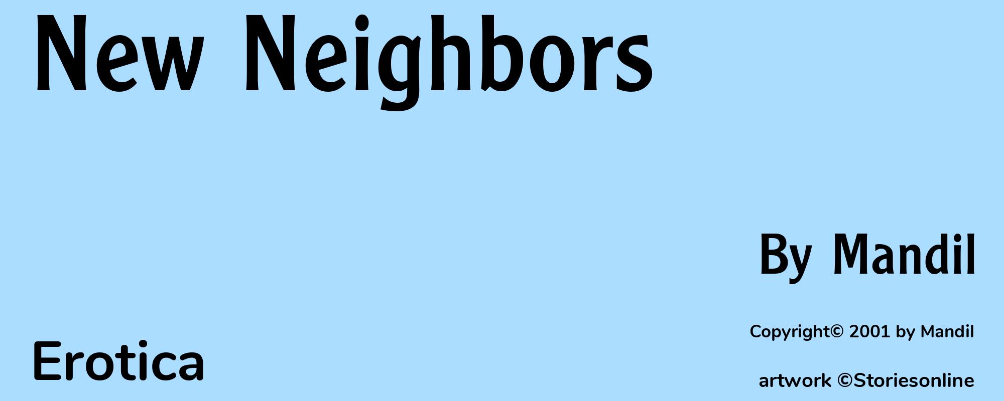 New Neighbors - Cover