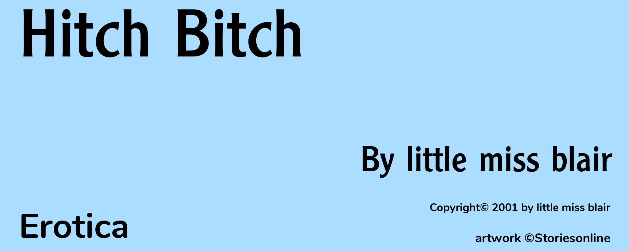 Hitch Bitch - Cover