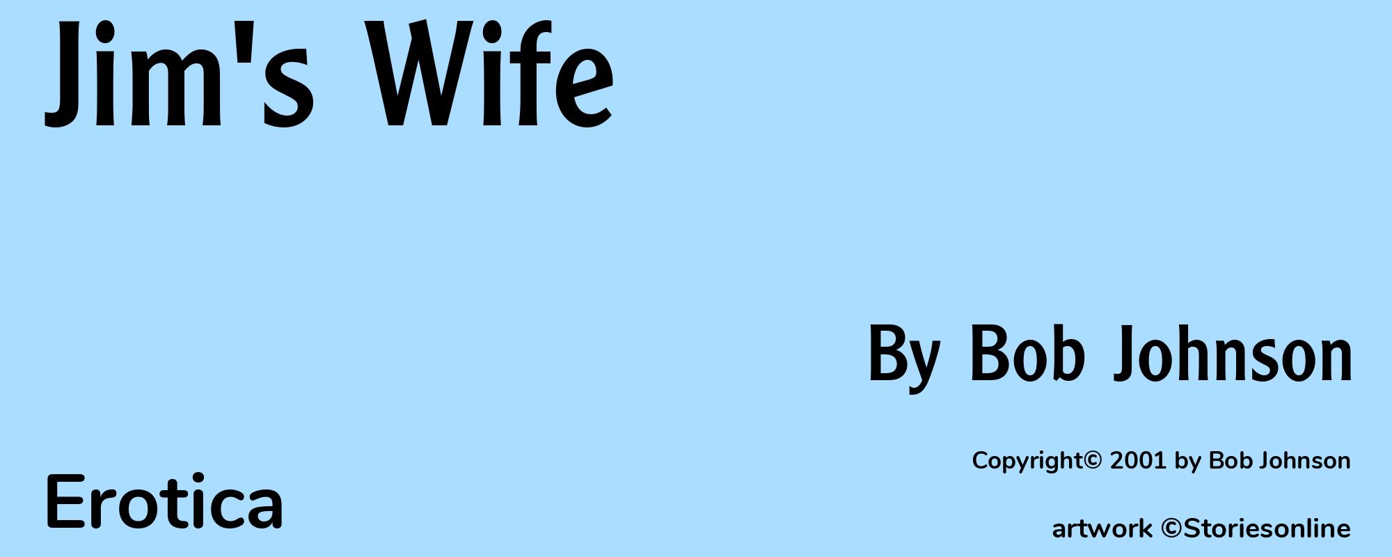 Jim's Wife - Cover