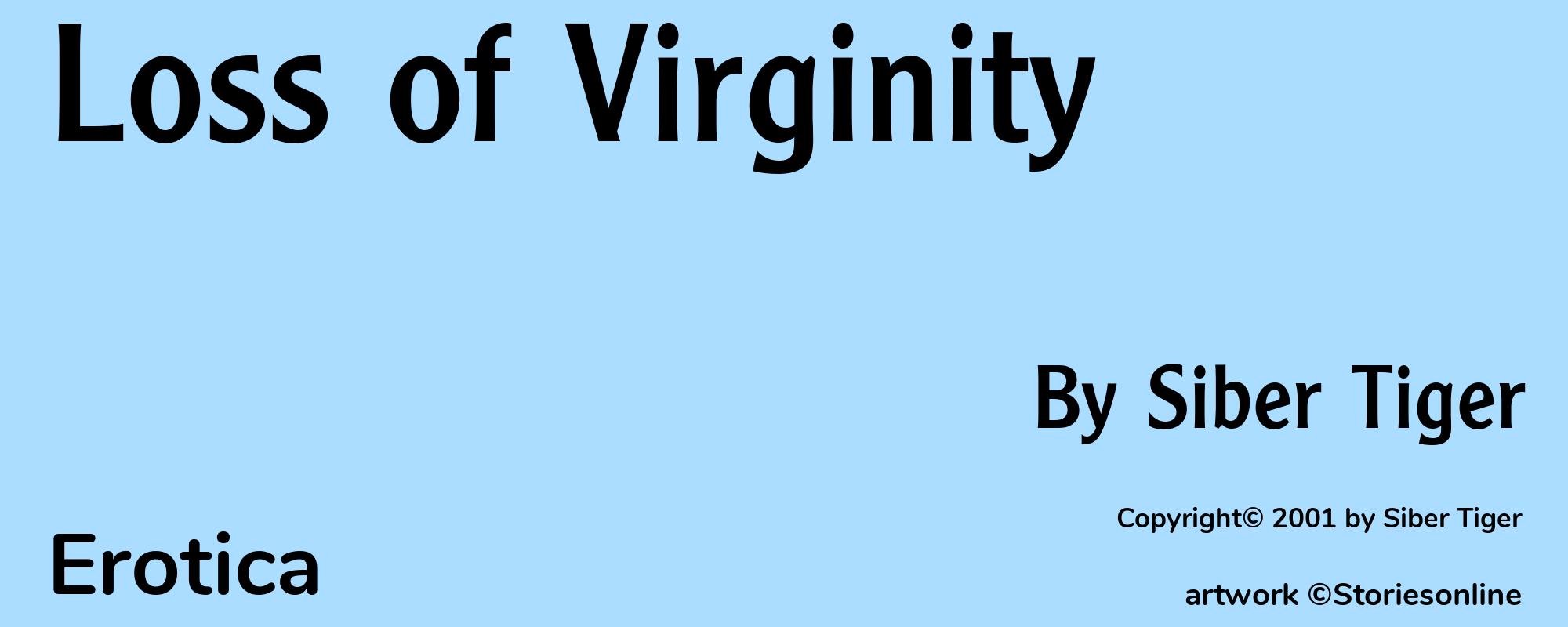 Loss of Virginity - Cover