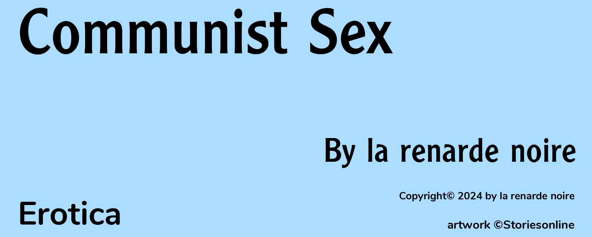 Communist Sex - Cover