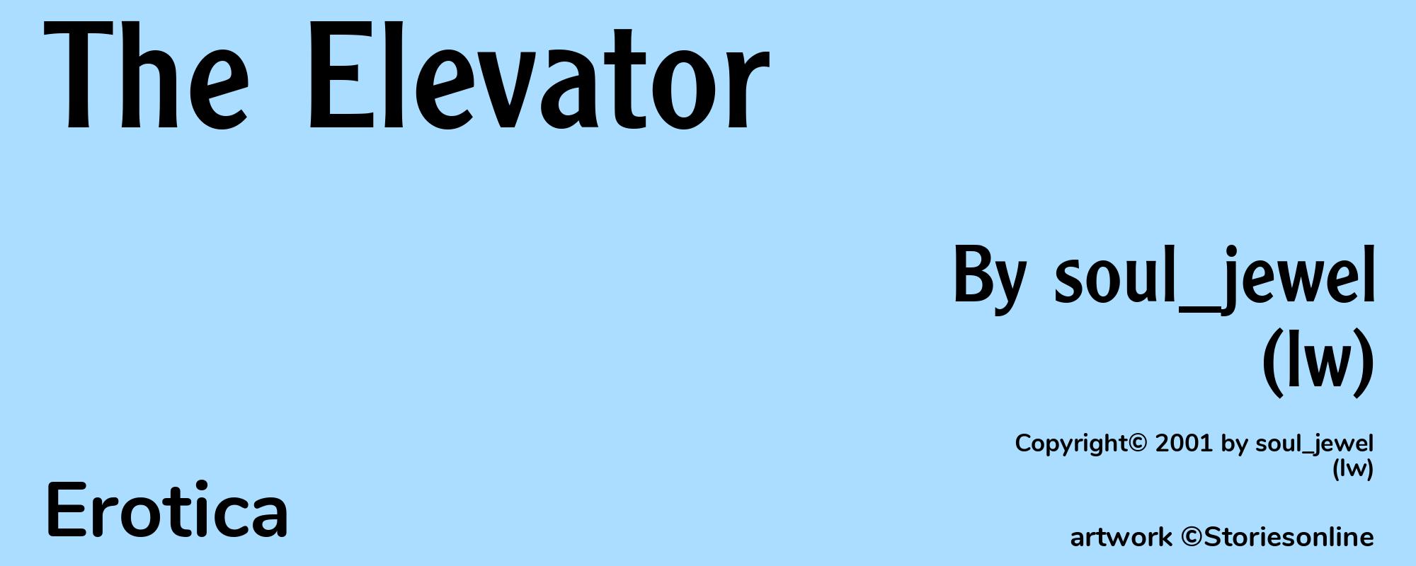 The Elevator - Cover