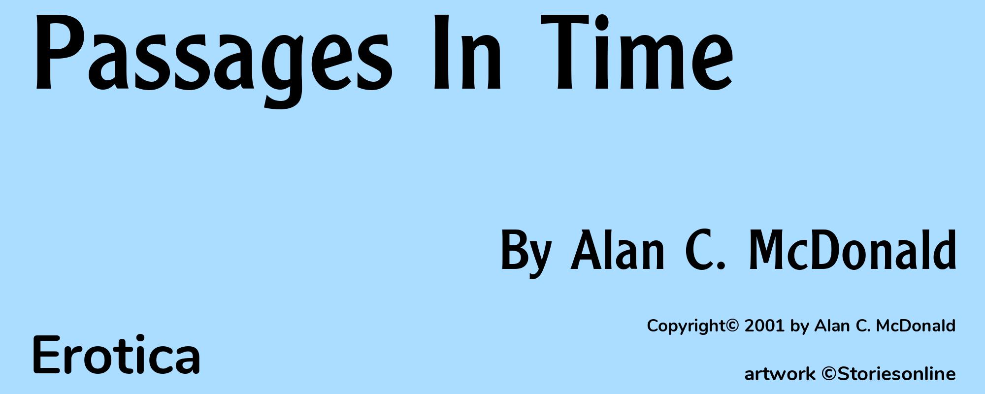 Passages In Time - Cover