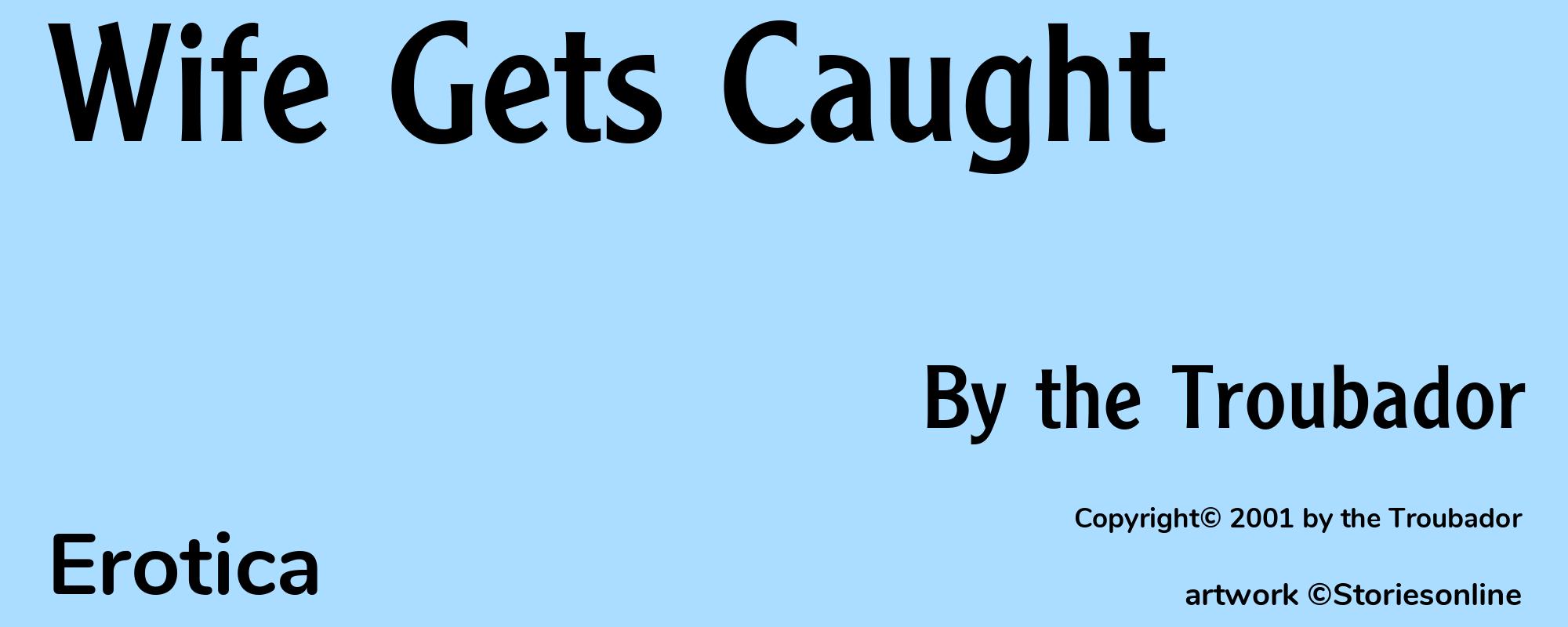 Wife Gets Caught - Cover