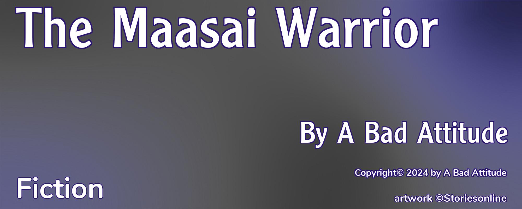 The Maasai Warrior - Cover