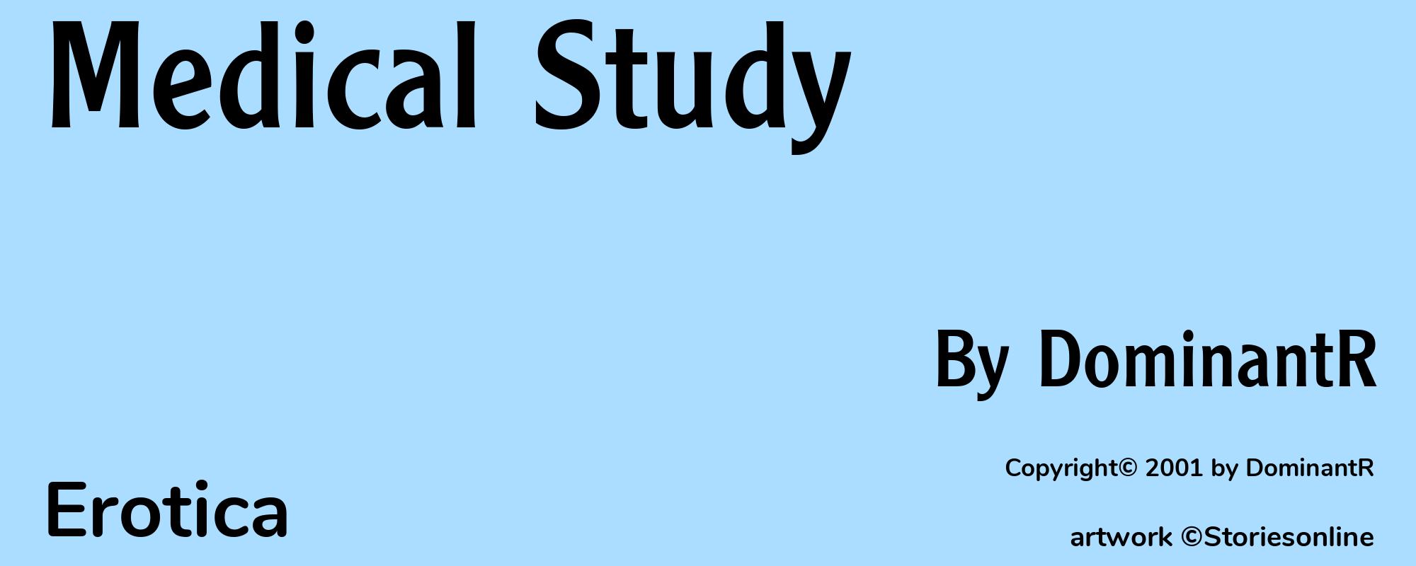 Medical Study - Cover