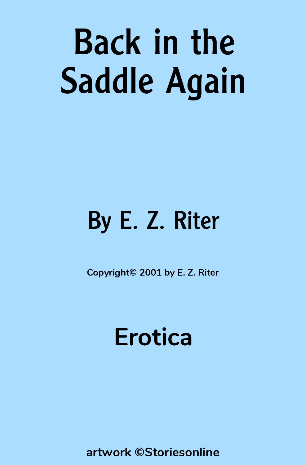 Back in the Saddle Again - Erotica Sex Story