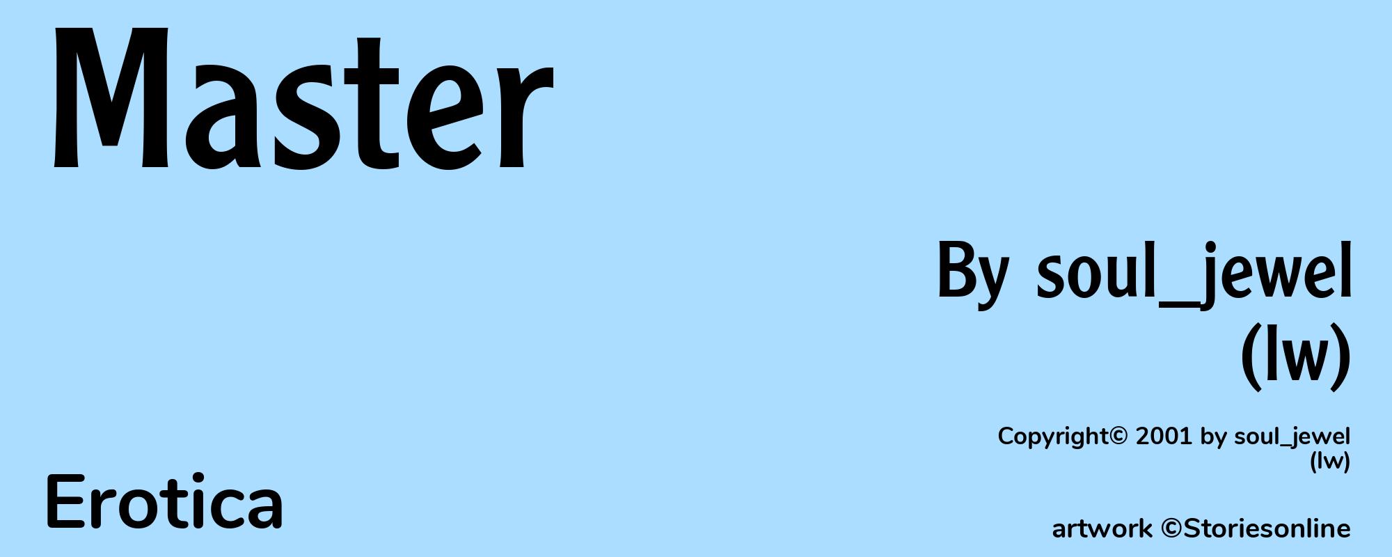 Master - Cover