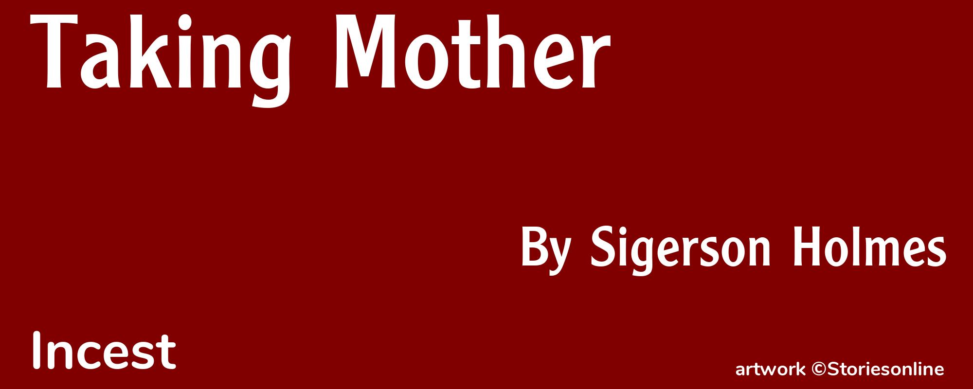 Taking Mother - Cover